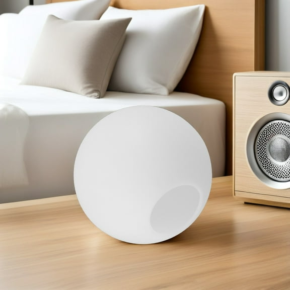 TABLZONE Globe Pendant Light Cover White Pe Soft Frosted Finish for Home