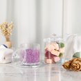 thumbnail image 4 of Pot de Boules de Coton, 3 Pcs Conteneur de Coton-Tige Transparent pour Chambre, 4 of 5
