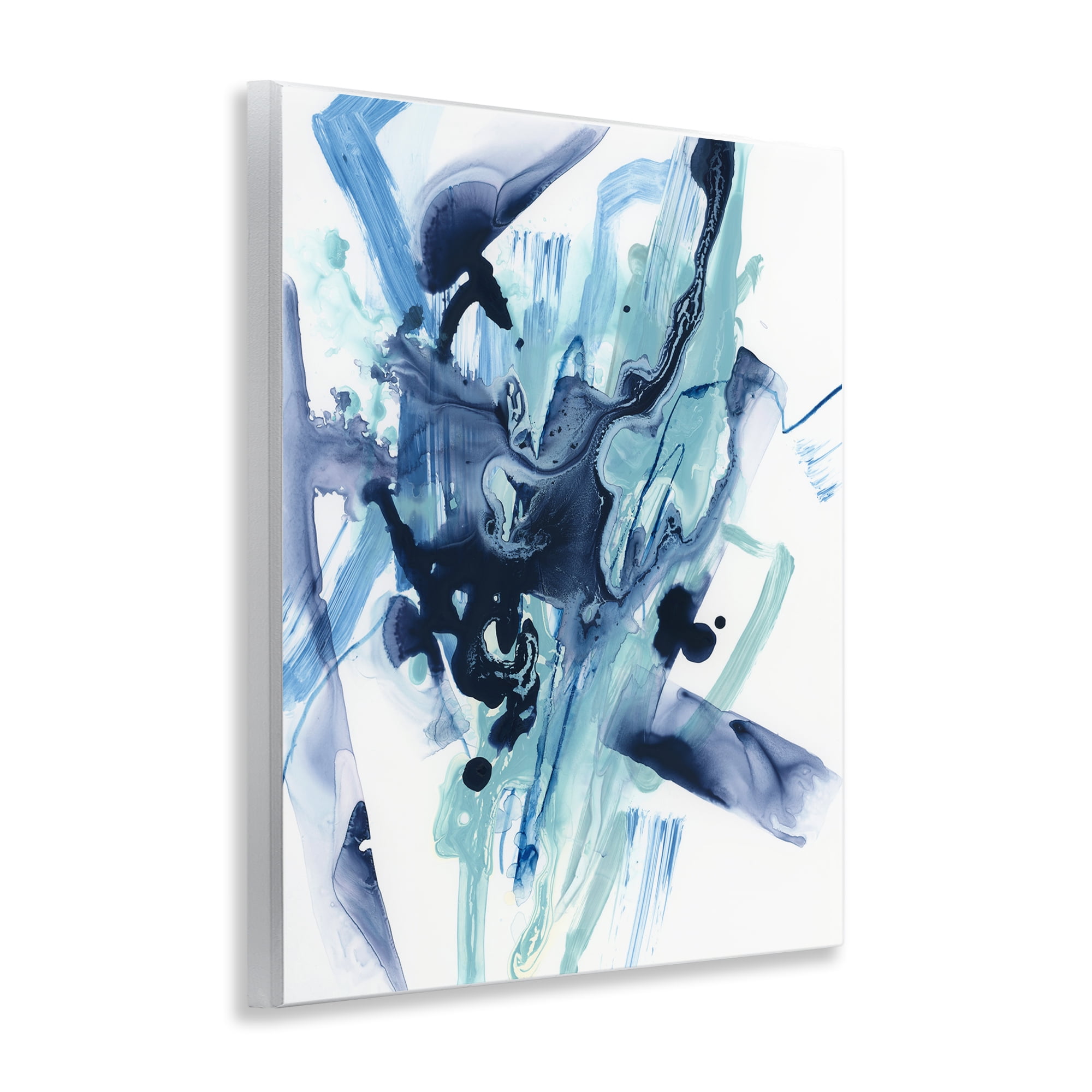 Stupell Industries Fluid Chaotic Abstraction Abstract Painting Unframed Art Print Wall Art, 11 x 14