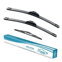 3 Wipers 26" 18" 14" for Jeep Cherokee 2014-2023 All Weather Original Equipment Automotive Replacement Front Rear Windshield Wiper Blade (Pack of 3)