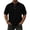 Black #15, variant on Henley Shirts Men Breathable Short Sleeve Waffle Shirt Summer 2026 Loose Fit Athletic Shirt Button Down Lightweight Oversized Tees Light Purple XL