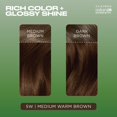 thumbnail image 4 of Tinte de pelo Clairol Natural Instincts 5 W, marrón cálido medio, x3, 4 of 9