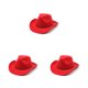 thumbnail image 5 of Sombreros de Vaquero Minnieouse Diseño Especial Gorras Masculinas Color Rojo Caqui Negro 58x58x12cm, 5 of 6