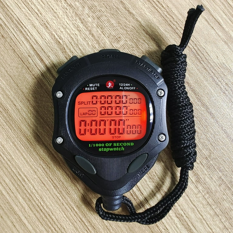 Sprints Wireless Timer, Waterproof 100‑240V Racing Timer Stopwatch Portable  for Track Field (US Plug 110V)