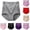 Black, variant on CHUMUD Cotton Underwear for Women High Waisted Full Coverage Briefs Soft Ladies Lace Floral Tummy Control Panties