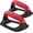C: Black & Red, variant on PETGLE Push Up Bars, Pushup Stands With Thickened Soft Plastic Handle, Stable and Non-Slip Base, Pushup Handles Perfect for Floor Strength Training