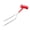 A Red, variant on Agiufgs 2-Prong Hand Fork 1.97 in, Loosens Hard Compacted Soil with Aerator Design, for Garden Beds and Pots Setup and Daily Use, A Red