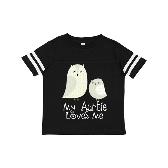 Inktastic My Auntie Loves Me Owl Boys or Girls Toddler T-Shirt