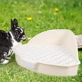 thumbnail image 4 of Orinal triangular de conejo, entrenador esquinero, Animal PEQUEÑO, Chinchilla, inodoro, bandeja para orinar, 4 of 5