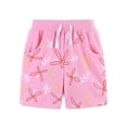 thumbnail image 2 of WOLLED Toddler Kids Girls Summer Prints Shorts Baby Pull on Jogger Shorts Pants Casual Elastic Drawstring Prints Cotton Shorts Pants for 2-8 Years Old, 2 of 10