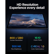 Callsky Tablet 10.1 Octa-core Processor Android 15 Tablet with 12GB RAM 192GB ROM (Expand to 2TB) 1280x800 IPS HD Display 6000mAh WiFi 6/BT 5.4 Deepgray