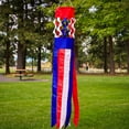 thumbnail image 4 of In the Breeze 4677 — Patriot Twistair Windsock, Hanging Novelty Patio Decor, 4 of 6