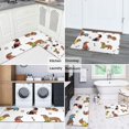 thumbnail image 5 of Dachshund Footprint Bone Kitchen Rugs Sets Of 2,Anti Fatigue Kitchen Mat Rugs Non Slip Washable,Decorative Kitchen Floor Mats for Kitchen,Sink,Laundry,17"x30"+17"x47", 5 of 7