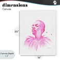 thumbnail image 4 of Stupell Industries Contemporary In A Pink Mood Portrait Canvas Art, 16 x 20, by Simone Elum, 4 of 8