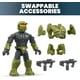 thumbnail image 2 of Mega Halo Action Figures Building Toys Set, Character Pack with 339 Pieces, Poseable Articulation, 2 Inches Tall, Kids or Adult Collectible, 2 of 5