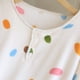 thumbnail image 5 of Pijama de manga larga para mujer, de invierno, grueso, liso, con botones, manga larga, cálido y terciopelo, para el hogar. Pijama de poliéster para mujer., 5 of 9