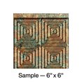 thumbnail image 1 of FASÄDE Miniquattro Decorative Vinyl Backsplash Panel in Copper Fantasy (6X6 Inch Sample), 1 of 5