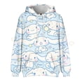 thumbnail image 3 of Sudadera Kawaii Sanrios Hello Kitty Unisex, Sudadera con capucha de Anime Kuromi Cinnamoroll My Melody, regalo de cumpleaños de dibujos animados, 3 of 3