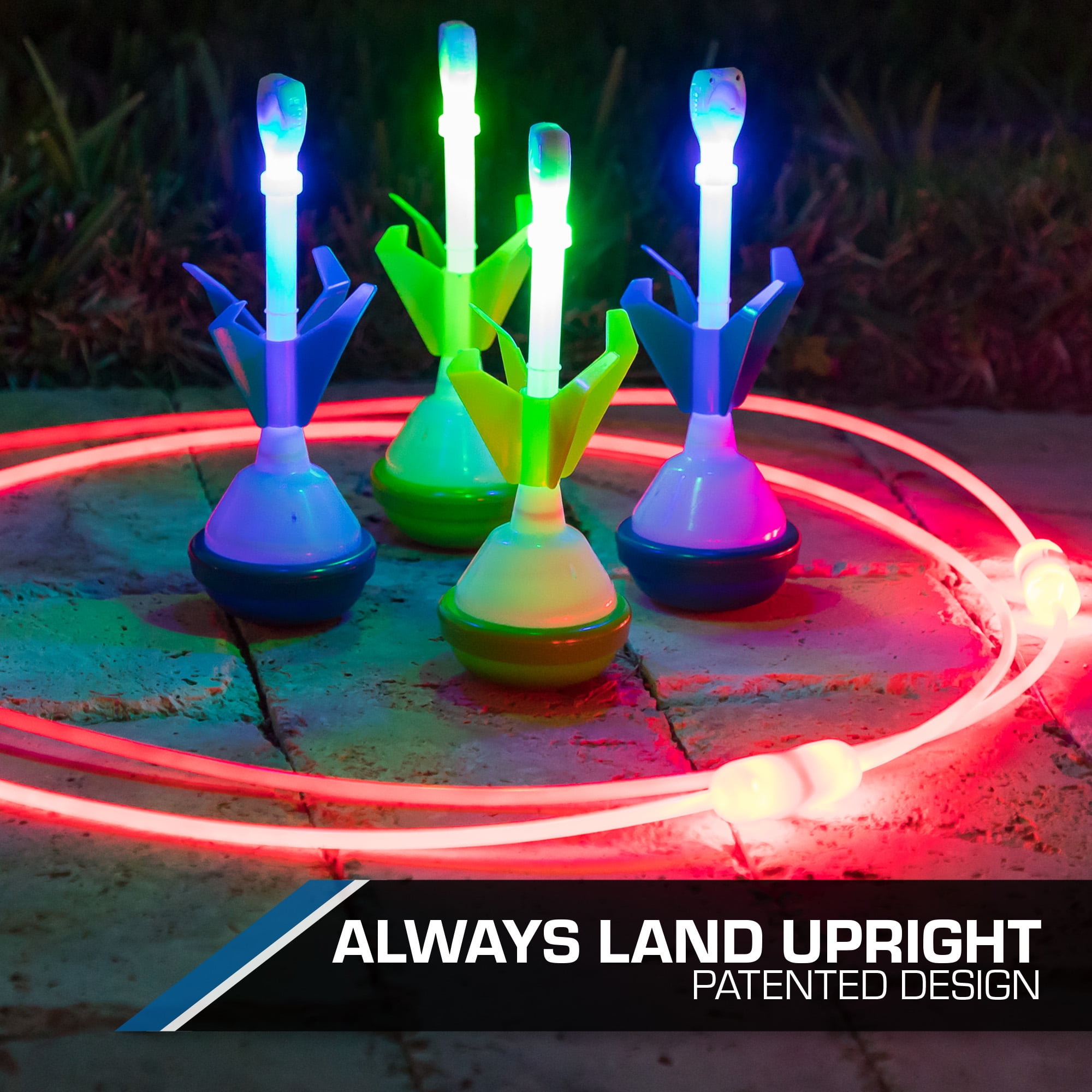 Funsparks Glow in The Dark Lawn Darts Similar to Horseshoes Toss Games LD1000 for sale online 