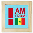 thumbnail image 1 of I Am From Senegal Art Deco Fashion Square Picture Frame Wall Tabletop Display, 1 of 3