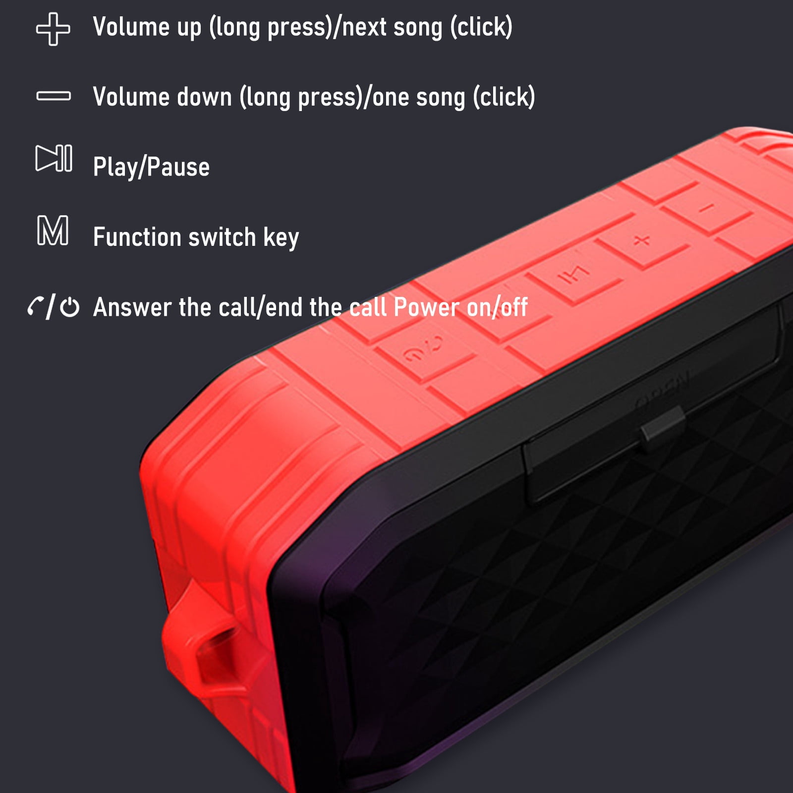 Bluetooth Audio, Rechargeable Bluetooth Speaker Wireless Sport Stereo Portable Computer Outdoor Home Mobile Phone Wireless Audio