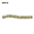 thumbnail image 1 of 50 Pieces Rhinestone Rondelle Handmade Spacer Beads Jewelry Loose Bead for Crystal Multi-colors Loose Bead Earring Necklace Accessories Gold, 1 of 6