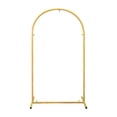 thumbnail image 1 of Arco de boda de metal con estructura para globos, soporte de hierro decorativo, estructura de fondo resistente, adecuada para ceremonias, despedidas d 120cm x 220cm, 1 of 9