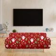 thumbnail image 2 of XYZCANDO Santa Claus Couch Covers Chair Sofa Covers Stretch Printed Armchair Slipcover Couch Cushion Covers Washable Furniture Protection for Pet Kids, 2 of 6
