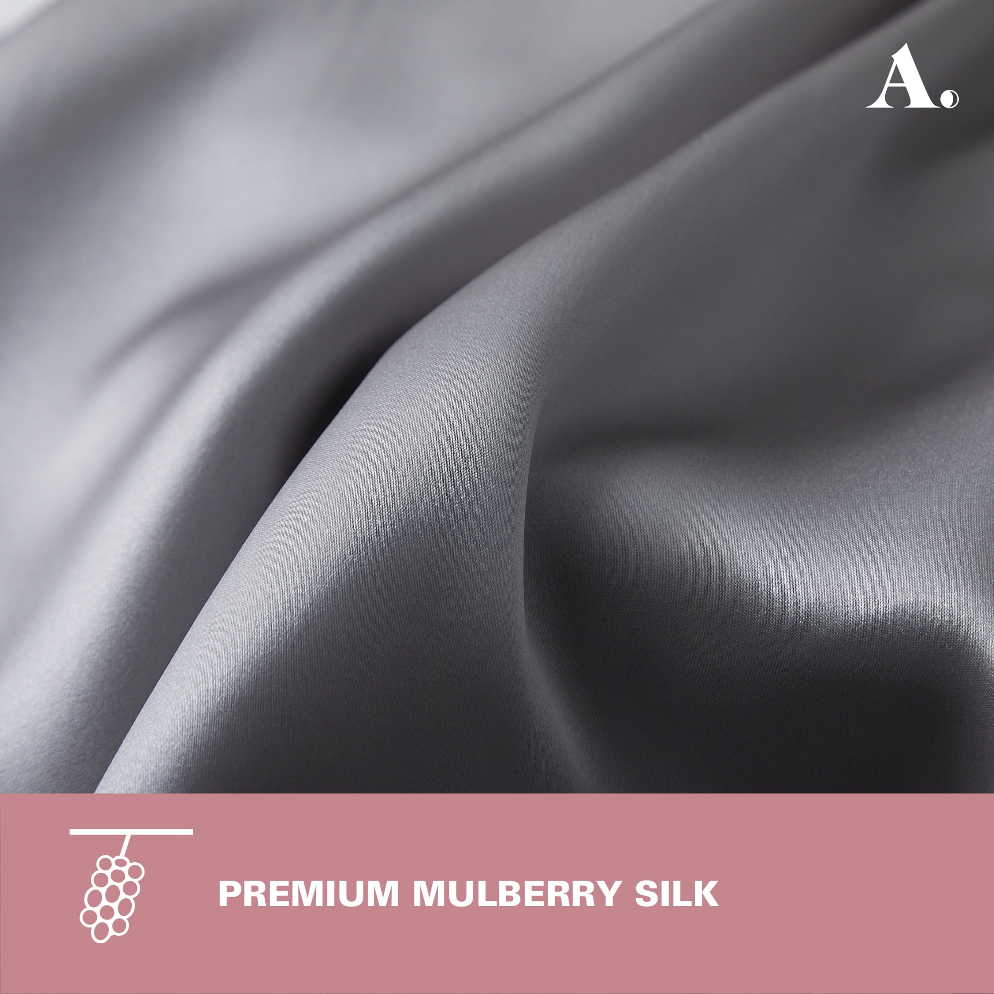 Mulberry Silk Pillowcase, King, Allswell