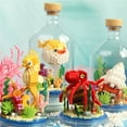 thumbnail image 2 of Creative Animal Building Blocks, Particle Toys, Butterfly, Peacock, Lion, Octopus Marine Life Decorations, Dustproof,, 2 of 5