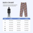 thumbnail image 4 of Logiee Retro Cassette Print Pajama Pants for Men,Men’s Pajama Bottoms,Mens PJ Pants with Pockets & Button Fly-Small, 4 of 6