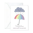 thumbnail image 6 of Paper Frenzy Weather Greetings Petite Note Cards & White Envelopes - 25 pack, 6 of 6