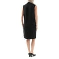 thumbnail image 5 of RALPH LAUREN $198 Womens New 1157 Black Animal Print Shift Dress S B+B, 5 of 5