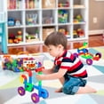 thumbnail image 2 of PlayBuild Tubular Spout Construction Building Blocks, Constructor Toy, Tubo Fun Educational Building Construction Toys with Wheels and Easy Storage Plastic Container., 2 of 7
