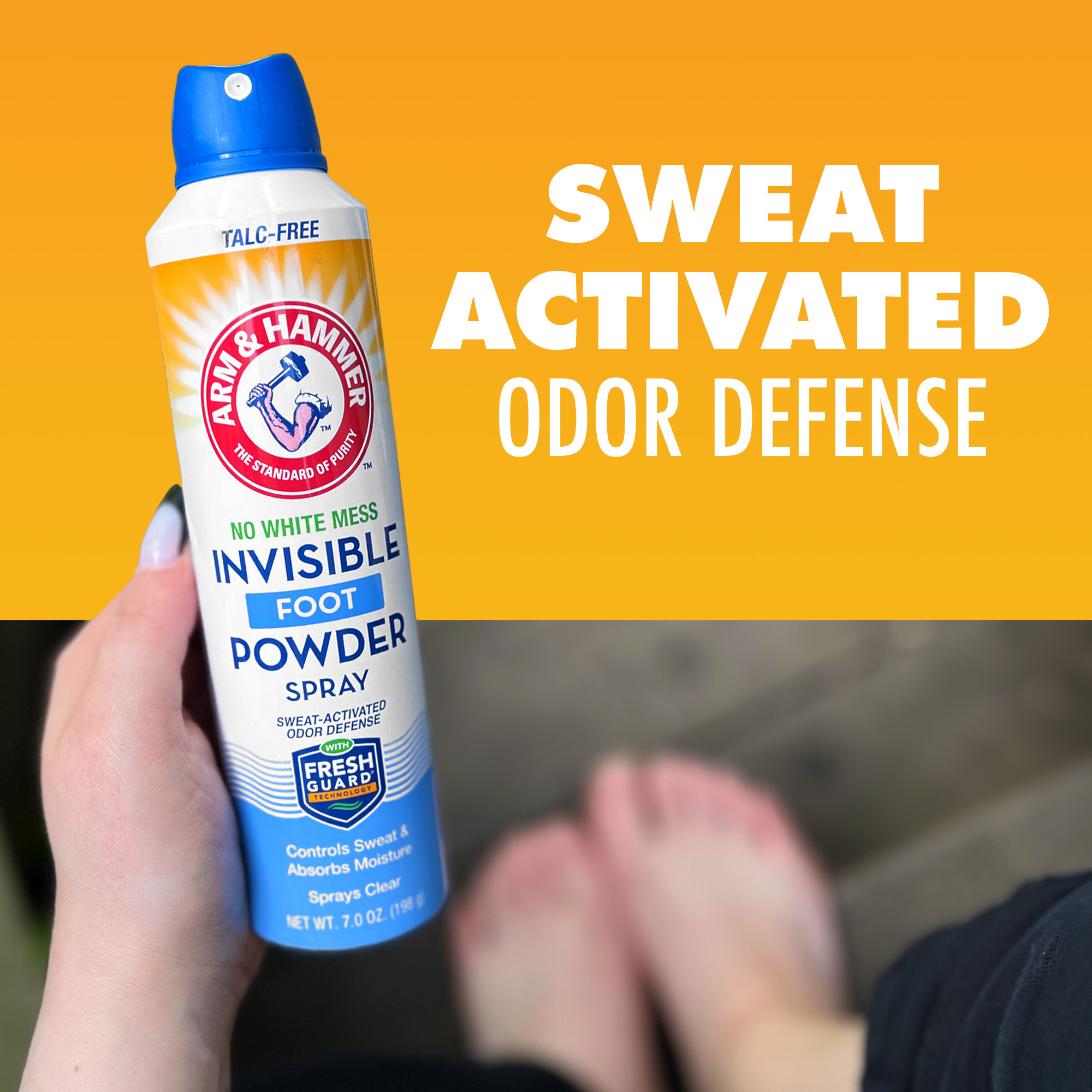 Arm & Hammer Invisible Spray Foot Powder - image 9 of 14