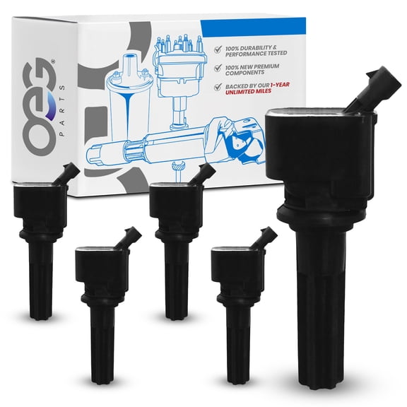 OEG Parts New Pack of 5 Ignition Coils Replacement For Chevrolet Colorado 3.7L 2007-2012; Replacement For GMC Canyon 3.7L 2007-12; Replacement For Hummer H3 3.7L 2007-10, H3T 3.7L 2009-10 12612369