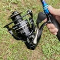 thumbnail image 2 of BIQIANWO High-Performance Aluminum Spinning Reel with 26.46LB Max Drag, 5.2:1 Gear Ratio - Ideal for Bass & Trout Fishing, 2 of 9