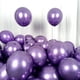 thumbnail image 1 of Globos morados de metal de cromo de 12 pulgadas y 50 paquetes de globos de helio KIRIKOU de espesor para la decoración de la fiesta de Navidad de graduación en el aniversario de la boda de cumpleaños, 1 of 5