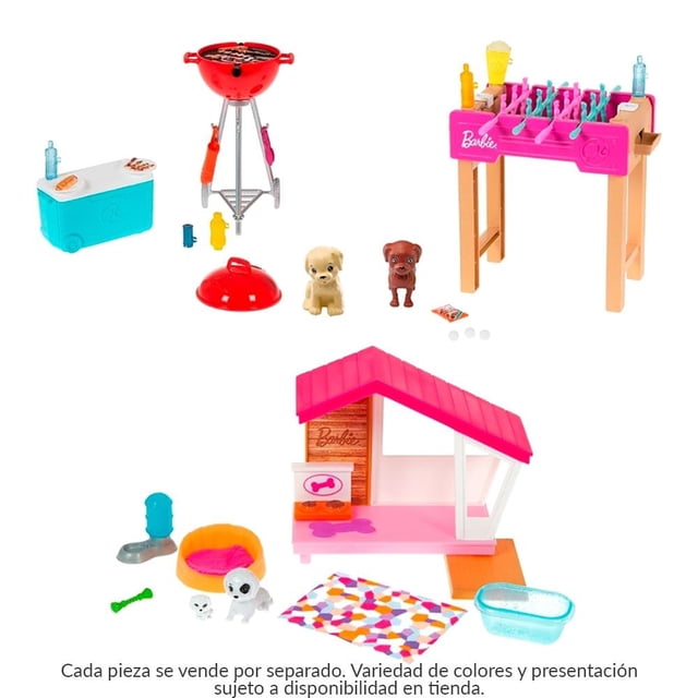 Set de Accesorios Barbie Juegos con Mascota Varios Modelos 1 pza