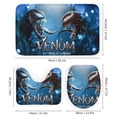 thumbnail image 3 of Venom 4PCS Shower Curtain Bathroom Set with Rugs, Toilet Lid Cover And Bath Mat, Shower Curtain with 12 Hooks, Durable Bathroom Decor Set, 3 of 8