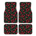 thumbnail image 1 of Disketp Cherry for Crystal Velvet Car Mats Four-Piece Set,All-Season Automotive Protection, Vehicles, Cars, Trucks, and SUVs,Anti-Slip Design, 1 of 7