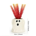 thumbnail image 2 of Spooky Halloween Ghost Flower Pot - 4" Resin Planter for Succulents, Fake Plants & Decor, Cute Haunted House Tabletop Decorations, 2 of 4