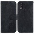 thumbnail image 2 of Compatible with Nokia C22 Embossed Cute Tiger Flip Folio Wallet Case Card Pocket Holder Cover, 2 of 5