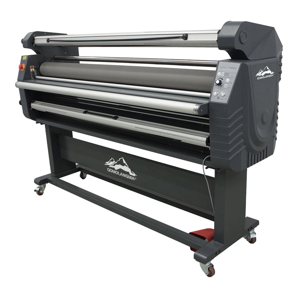 Qomolangma 67in Wide Format Full-aut Roll to Roll Electric Type Cold Laminator with Heat Assisted