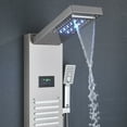 thumbnail image 6 of Shower Panel Tower System LED Brushed Rain&Waterfall Massage Jet Sprayer Tap, 6 of 14
