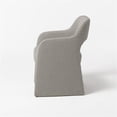 thumbnail image 6 of Modrest Bishop 18" Upholstered Modern Fabric Dining Chair in Gray, 6 of 7