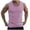 Pink, variant on Timegard Shirts for Men Ribbed Round Neck Sleeveless Comfy Solid Color Tee Casual Workout Gym Tank Top
