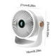 thumbnail image 3 of Ventilador de mesa para dormitorio, oficina en casa | Ventilador circulador de viento con 3 modos de velocidad - Fuerte flujo de aire de 16 pies | Inclinación ajustable de 90° | Bajo ruido 30dB, 3 of 8