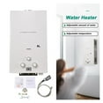thumbnail image 4 of 8L Tankless Propane Gas Water Heater 16KW LPG Instant Hot Water Heater Boiler LED Display Outdoor Camping With Shower Head Kit ,Security Protection Design, 4 of 5