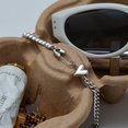 thumbnail image 6 of Stackable Heart Charm Link Chain Bracelet Customizable Length Trendy Accessory, 6 of 8